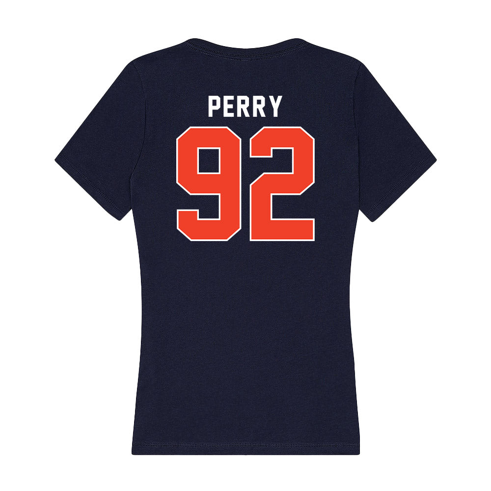 Syracuse - NCAA Football : Rashard Perry - Women's V-Neck T-Shirt-1