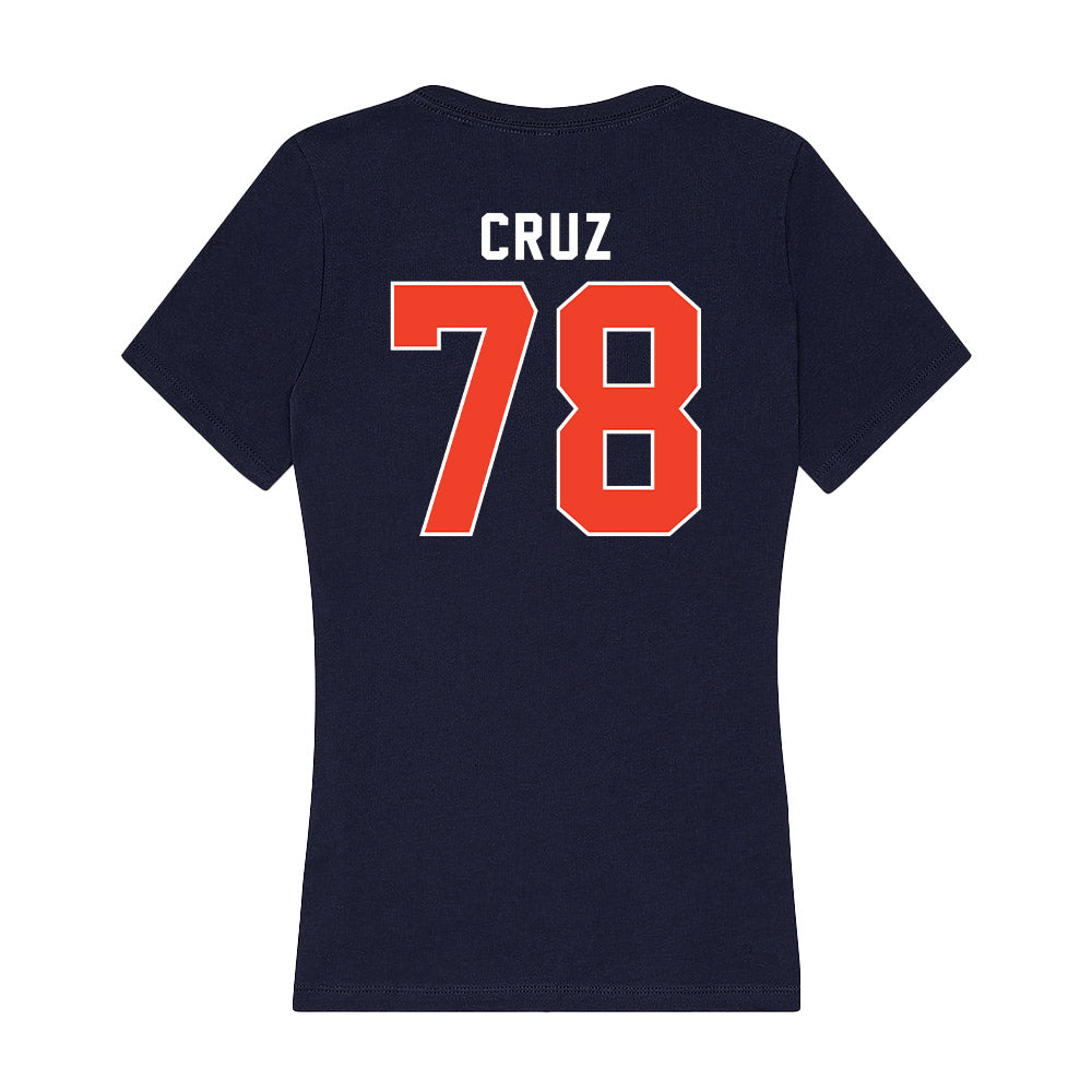Syracuse - NCAA Football : Joe Cruz - Women's V-Neck T-Shirt-1