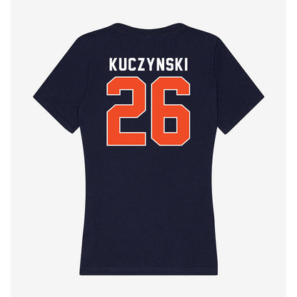 Syracuse - NCAA Men's Lacrosse : Charles Kuczynski - Women's V-Neck T-Shirt-1