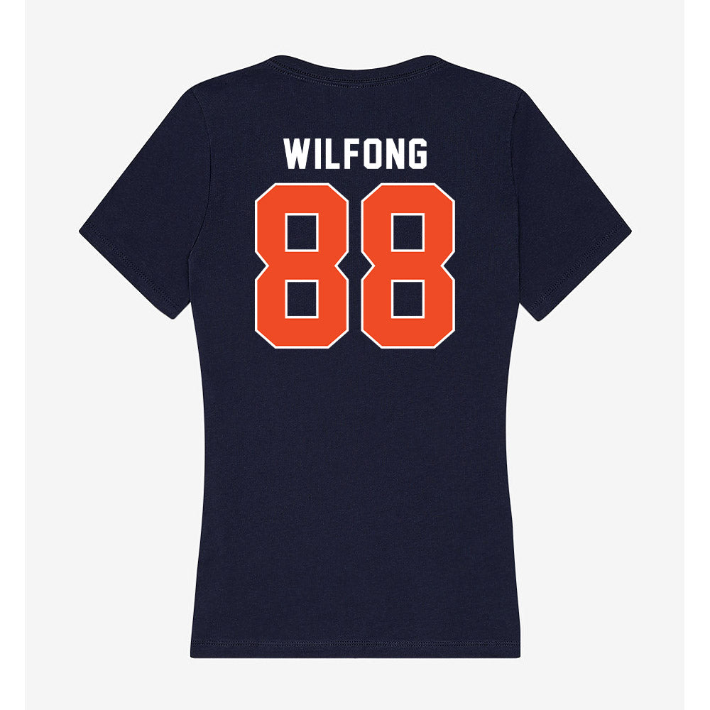 Syracuse - NCAA Football : Terrell Wilfong - Women's V-Neck T-Shirt-1