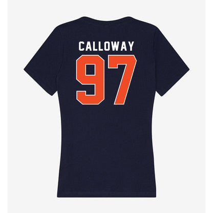 Syracuse - NCAA Football : Clark Calloway - Women's V-Neck T-Shirt-1