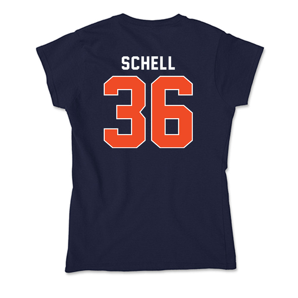 Syracuse - NCAA Men's Lacrosse : Jack Schell - Soft Style Women’s T-Shirt-1