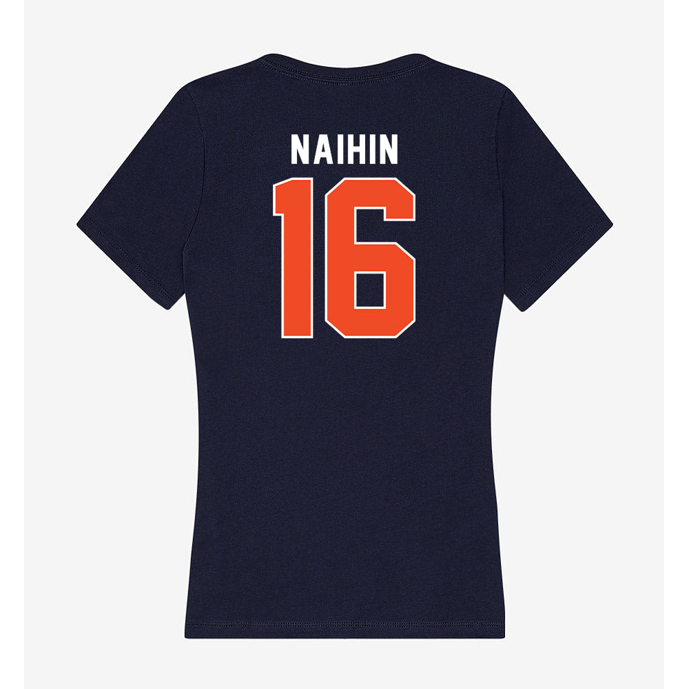 Syracuse - NCAA Women's Soccer : Leda Naihin - Women's V-Neck T-Shirt-1