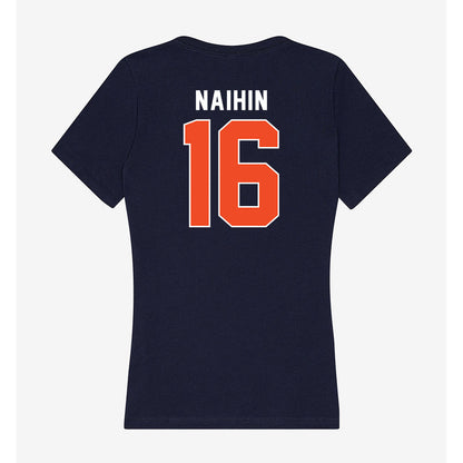 Syracuse - NCAA Women's Soccer : Leda Naihin - Women's V-Neck T-Shirt-1