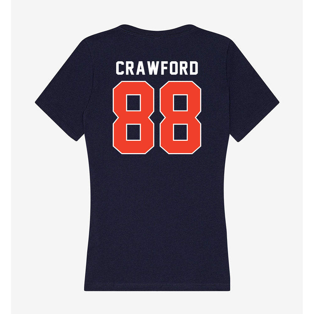 Syracuse - NCAA Football : Elijah Crawford - Women's V-Neck T-Shirt-1