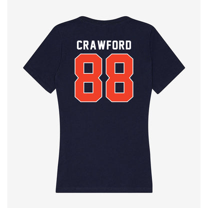 Syracuse - NCAA Football : Elijah Crawford - Women's V-Neck T-Shirt-1