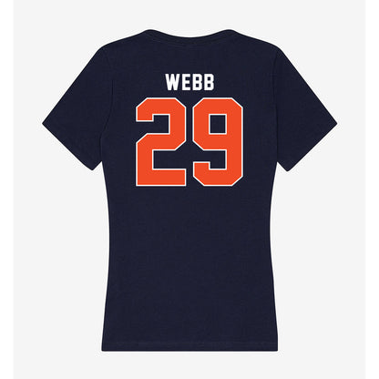 Syracuse - NCAA Women's Lacrosse : Cecelia Webb - Women's V-Neck T-Shirt-1