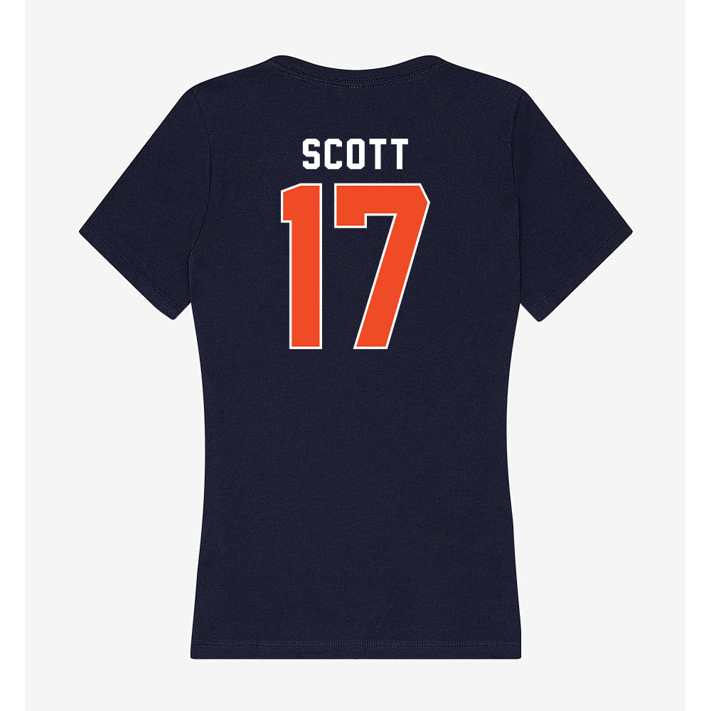 Syracuse - NCAA Men's Lacrosse : Donny Scott - Women's V-Neck T-Shirt-1