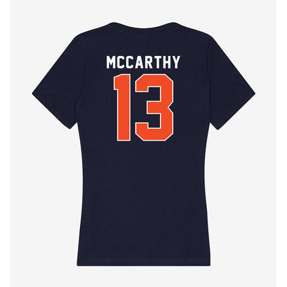 Syracuse - NCAA Men's Lacrosse : Tyler McCarthy - Women's V-Neck T-Shirt-1