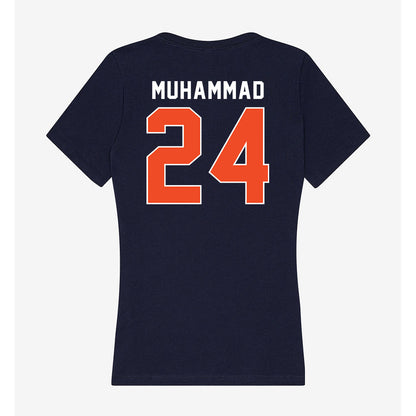 Syracuse - NCAA Football : Ibn-Wadu Muhammad - Women's V-Neck T-Shirt-1