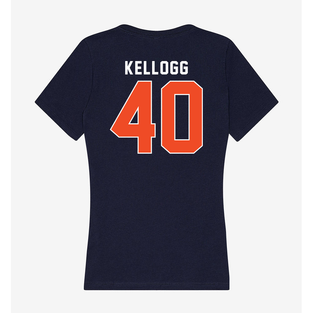 Syracuse - NCAA Men's Lacrosse : Tucker Kellogg - Women's V-Neck T-Shirt-1
