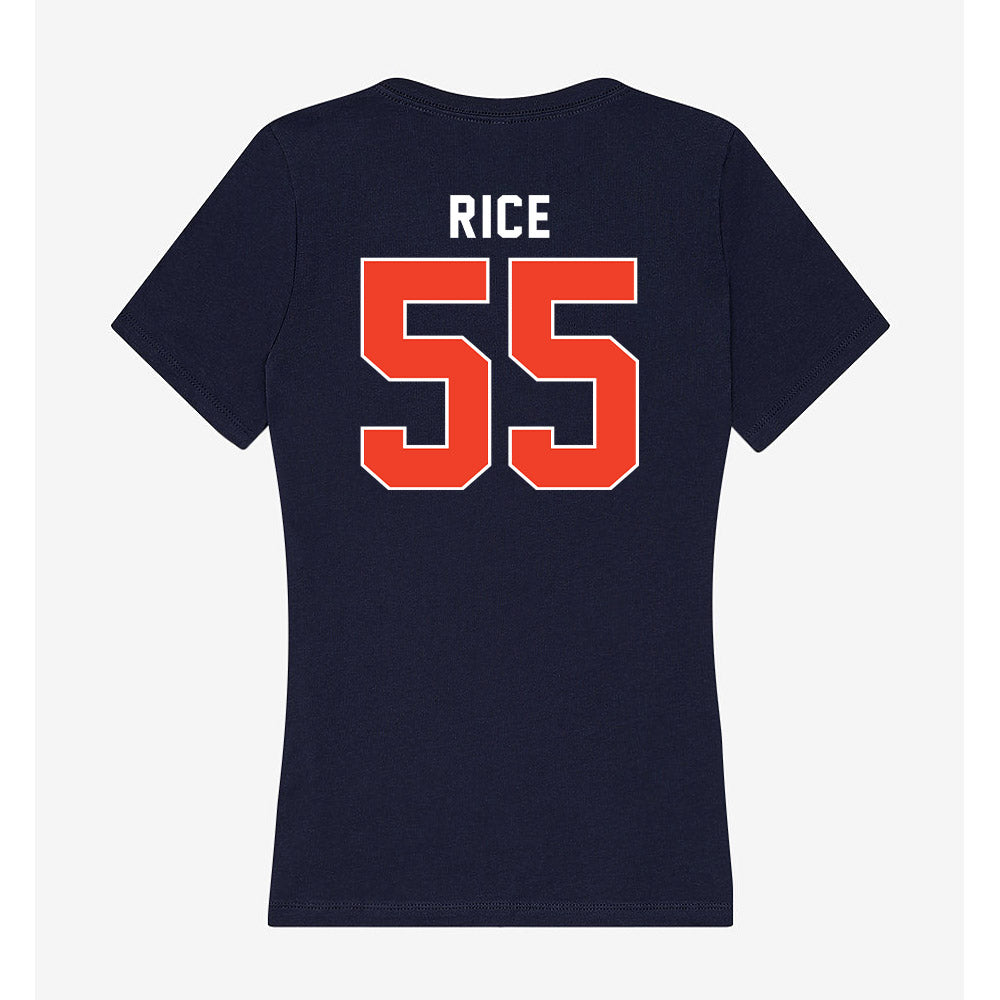Syracuse - NCAA Football : Zach Rice - Women's V-Neck T-Shirt-1