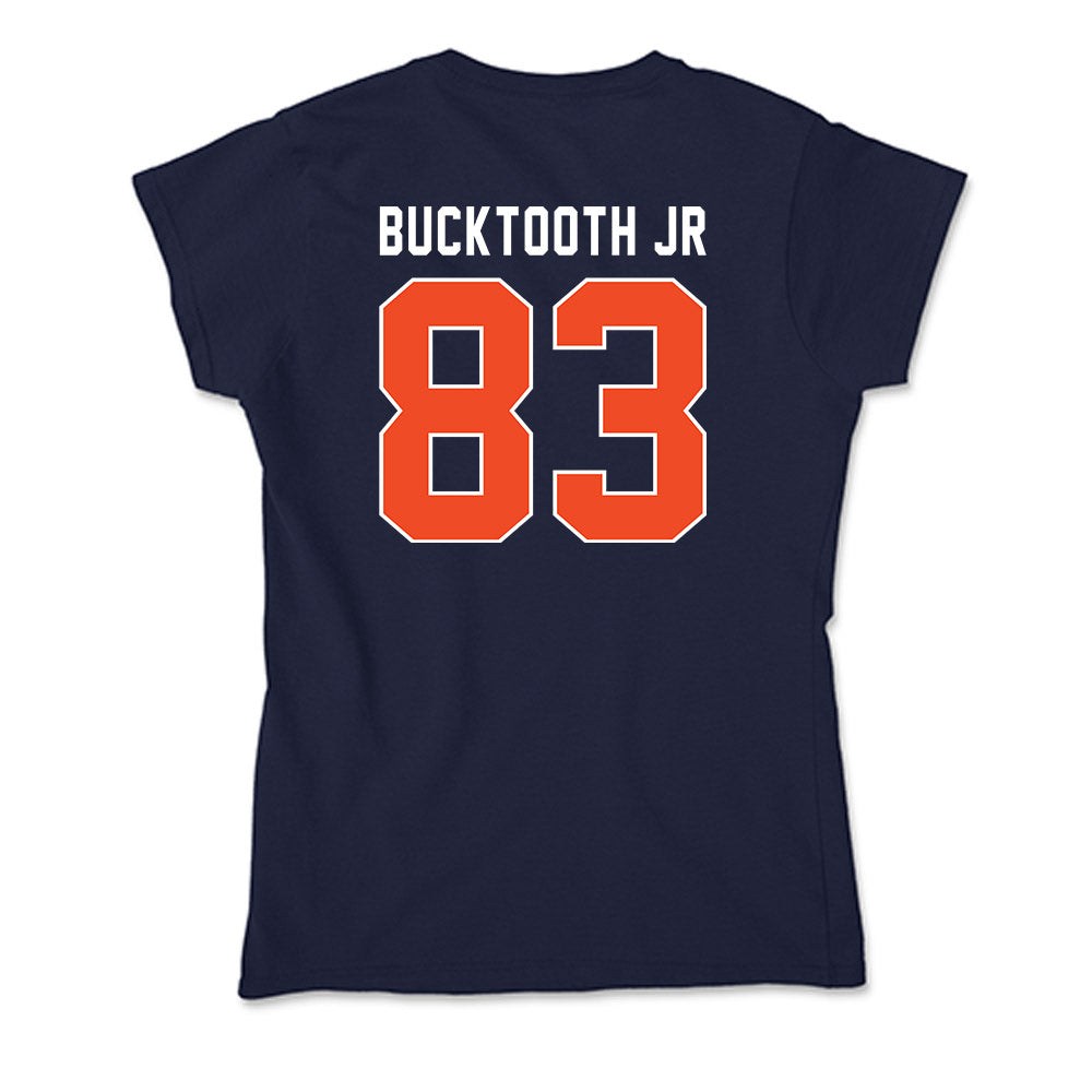 Syracuse - NCAA Men's Lacrosse : Brett Bucktooth Jr - Soft Style Women’s T-Shirt-1