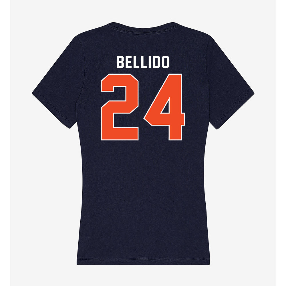 Syracuse - NCAA Softball : Kiara Bellido - Women's V-Neck T-Shirt-1