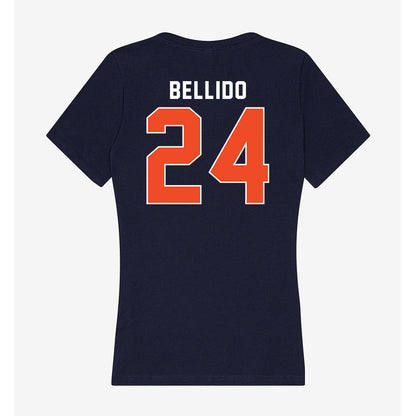 Syracuse - NCAA Softball : Kiara Bellido - Women's V-Neck T-Shirt-1