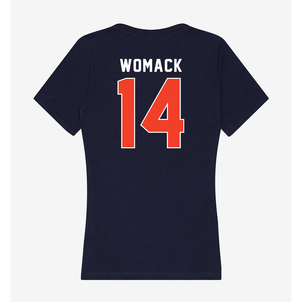 Syracuse - NCAA Men's Basketball : Aaron Womack - Women's V-Neck T-Shirt-1