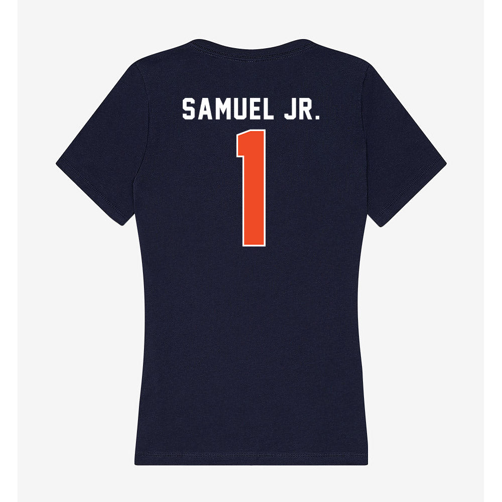 Syracuse - NCAA Football : Demetres Samuel Jr. - Women's V-Neck T-Shirt-1