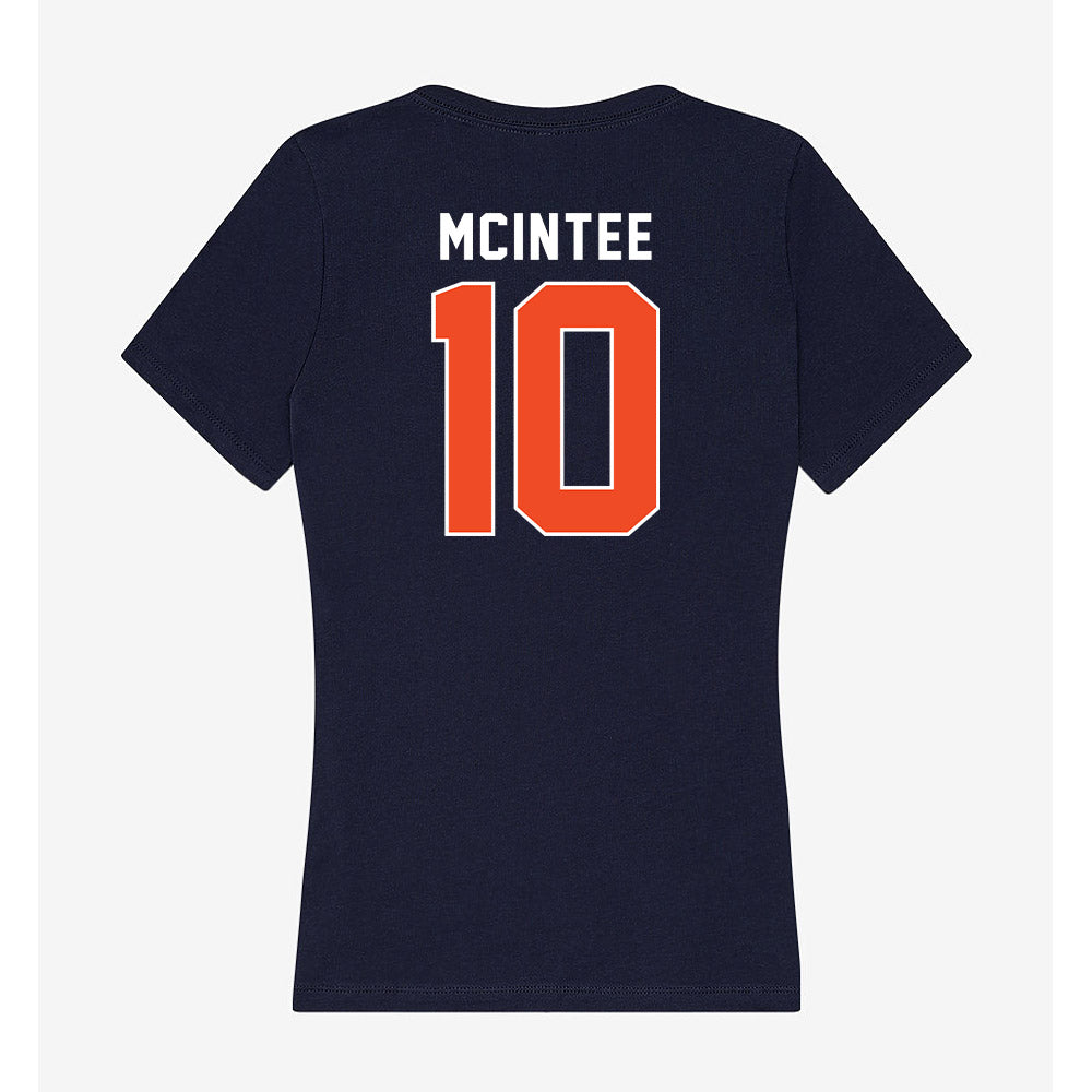 Syracuse - NCAA Men's Lacrosse : Matthew McIntee - Women's V-Neck T-Shirt-1