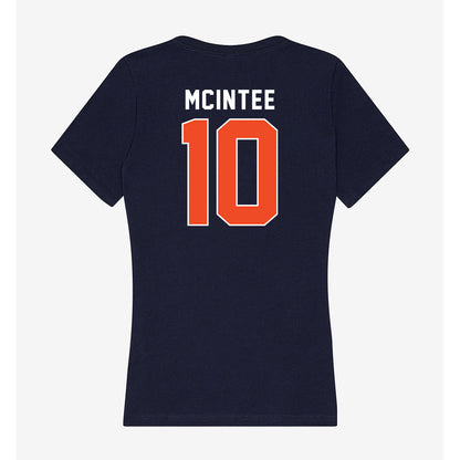 Syracuse - NCAA Men's Lacrosse : Matthew McIntee - Women's V-Neck T-Shirt-1