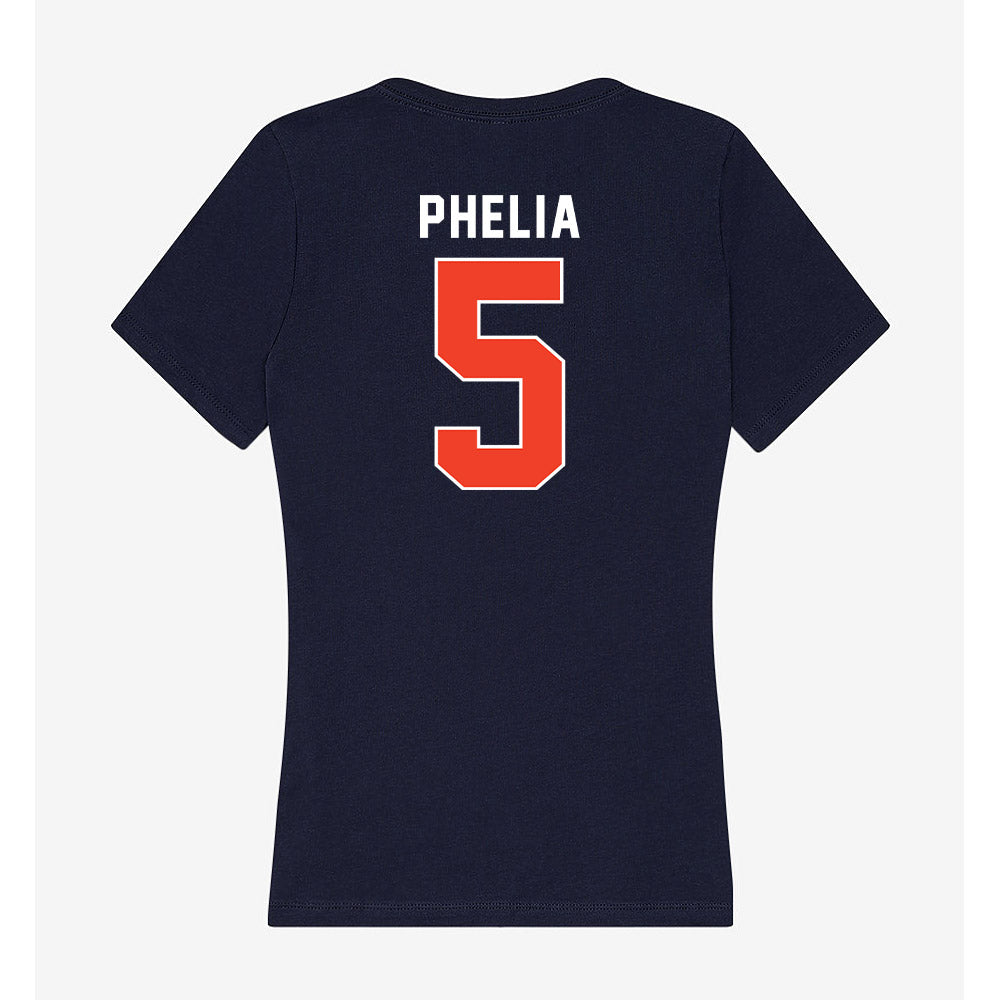 Syracuse - NCAA Women's Basketball : Laila Phelia - Women's V-Neck T-Shirt-1