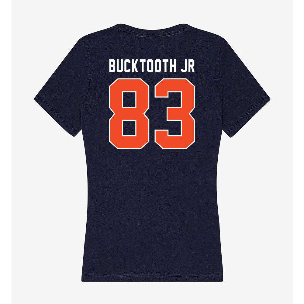 Syracuse - NCAA Men's Lacrosse : Brett Bucktooth Jr - Women's V-Neck T-Shirt-1