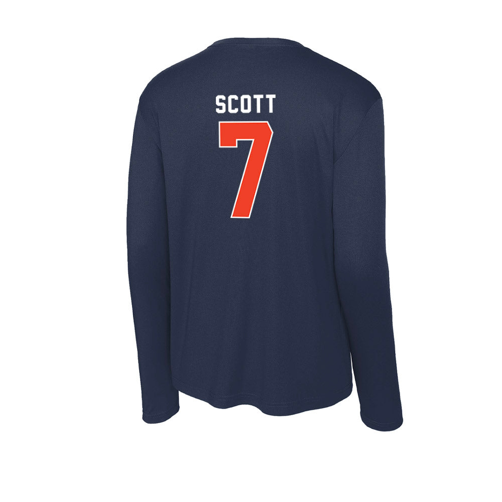 Syracuse - NCAA Men's Soccer : Nathan Scott - Activewear Long Sleeve T-Shirt-1