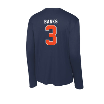 Syracuse - NCAA Women's Lacrosse : Ryann Banks - Activewear Long Sleeve T-Shirt-1