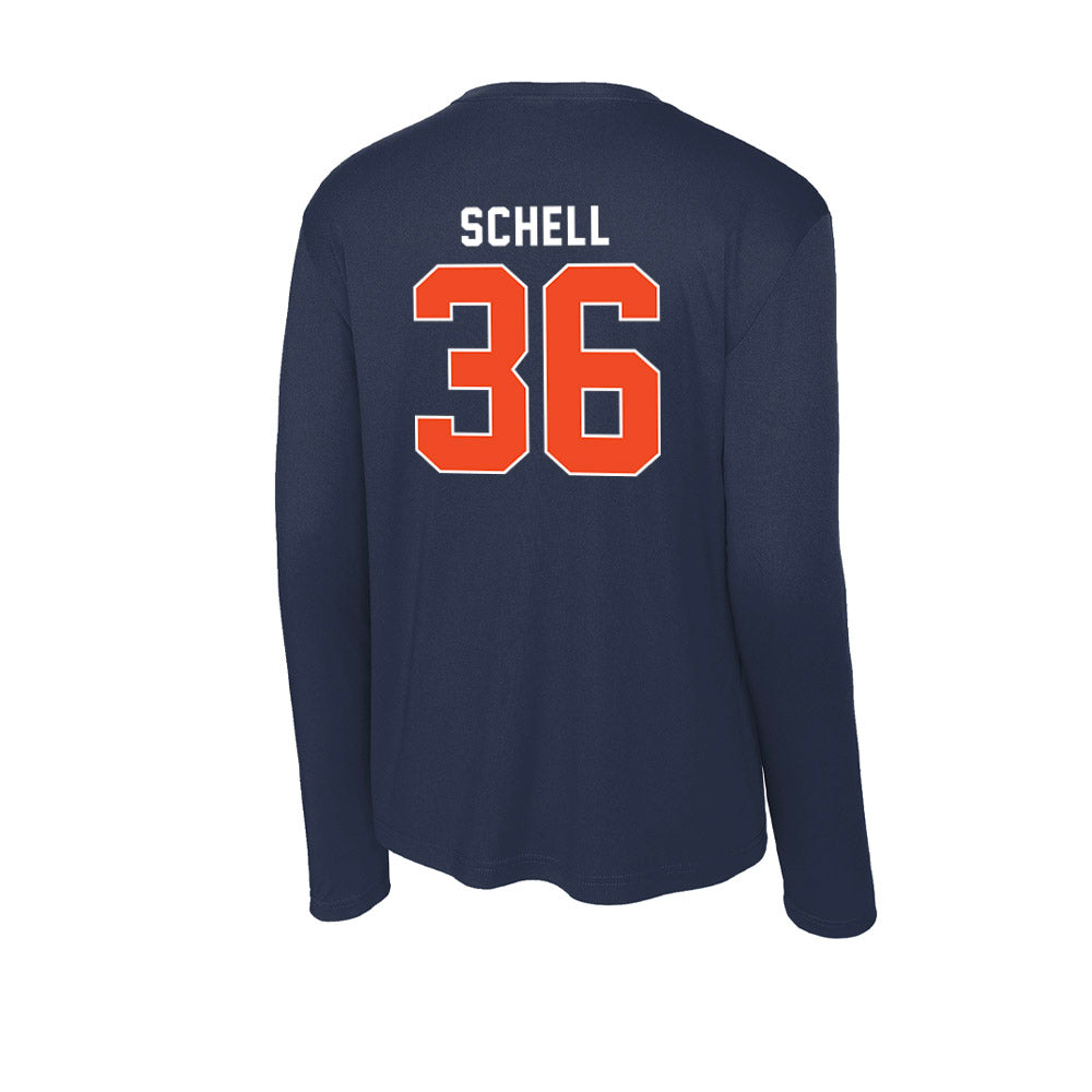 Syracuse - NCAA Men's Lacrosse : Jack Schell - Activewear Long Sleeve T-Shirt-1
