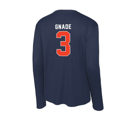 Syracuse - NCAA Women's Ice Hockey : Emma Gnade - Activewear Long Sleeve T-Shirt-1