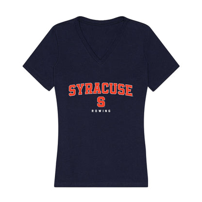 Syracuse - NCAA Women's Rowing : Acorn Cassidy - Women's V-Neck T-Shirt-0