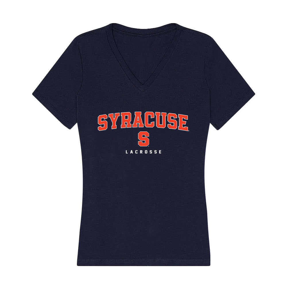 Syracuse - NCAA Women's Lacrosse : Mackenzie Rich - Women's V-Neck T-Shirt-0