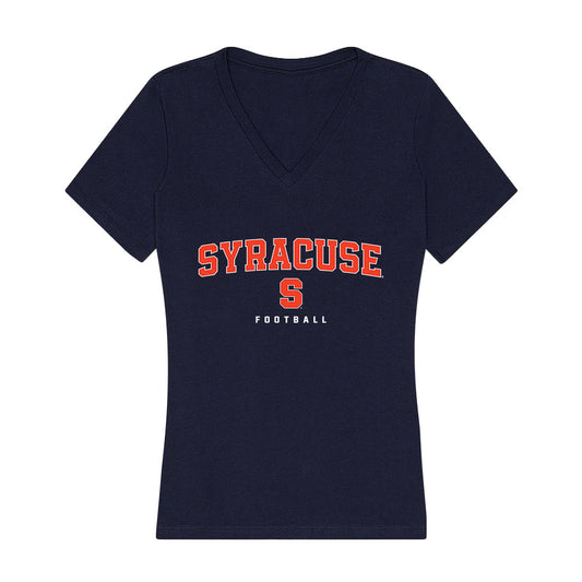 Syracuse - NCAA Football : Adam Boeheim - Women's V-Neck T-Shirt-0