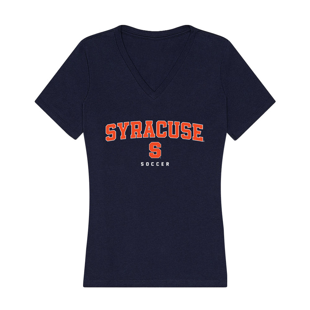 Syracuse - NCAA Men's Soccer : Grayson Lamb - Women's V-Neck T-Shirt-0