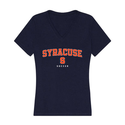 Syracuse - NCAA Men's Soccer : Grayson Lamb - Women's V-Neck T-Shirt-0