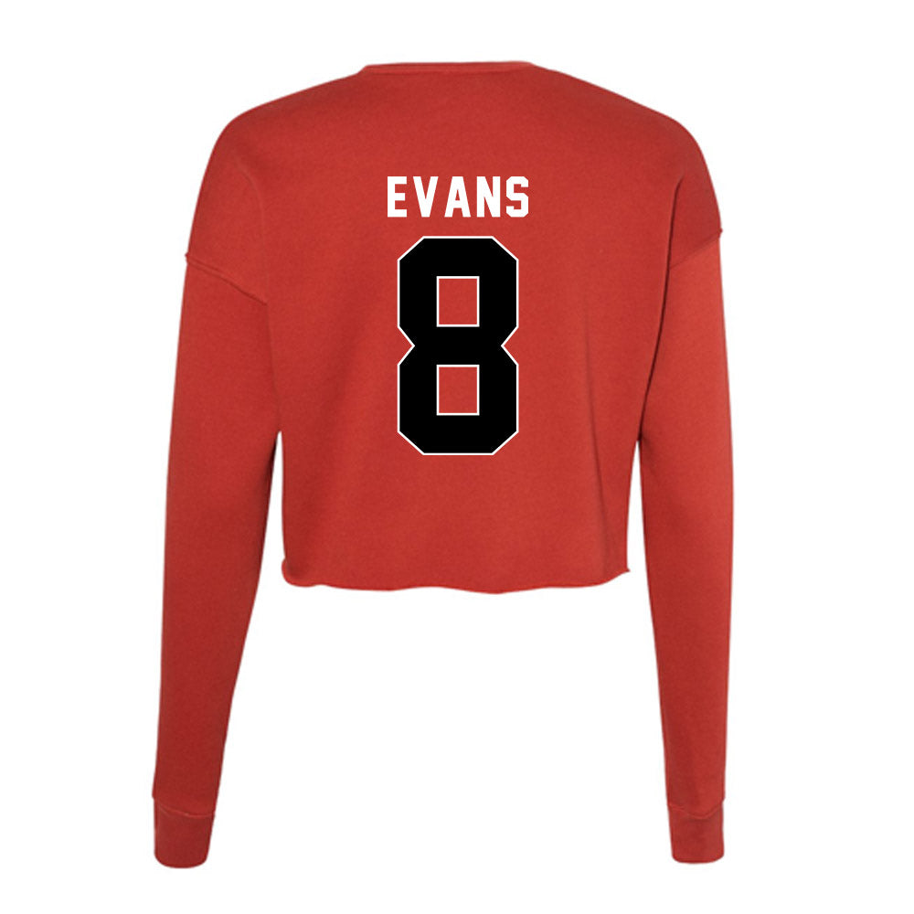 Houston - NCAA Women's Volleyball : Kaitlyn Evans - Women's Cropped Crew Fleece-1