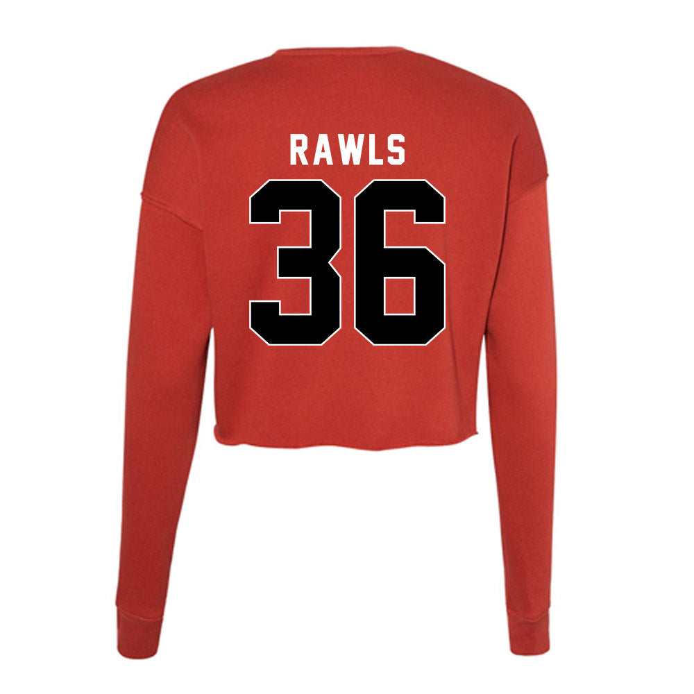 Houston - NCAA Softball : Gabby Rawls - Women's Cropped Crew Fleece-1