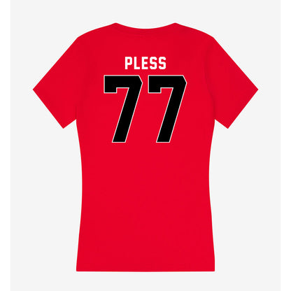 Houston - NCAA Football : Troy Pless - Women's V-Neck T-Shirt-1