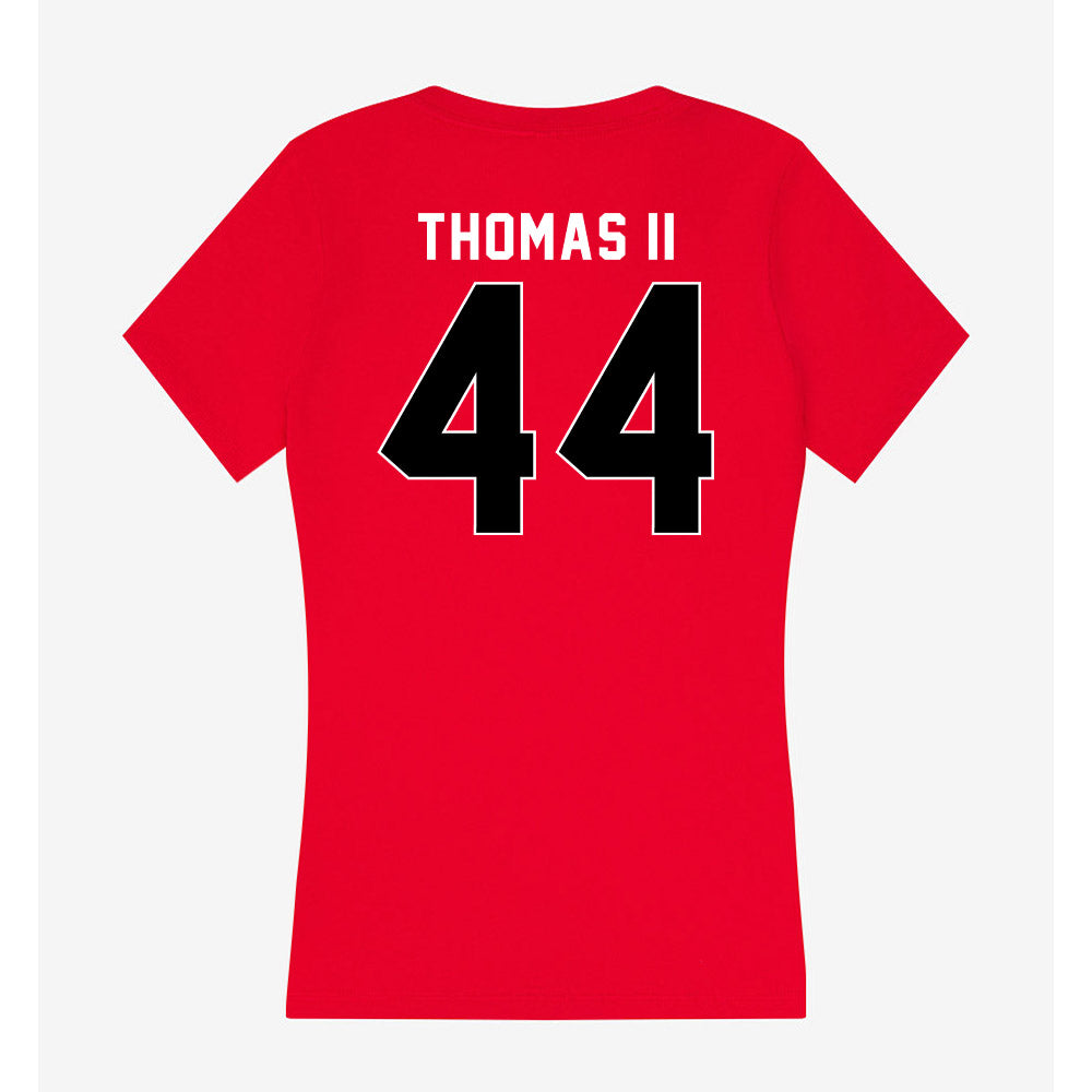 Houston - NCAA Football : Rodney Thomas II - Women's V-Neck T-Shirt-1