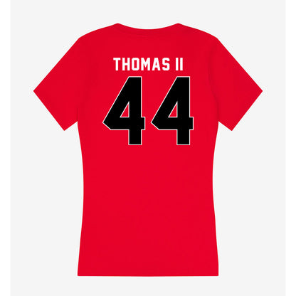 Houston - NCAA Football : Rodney Thomas II - Women's V-Neck T-Shirt-1