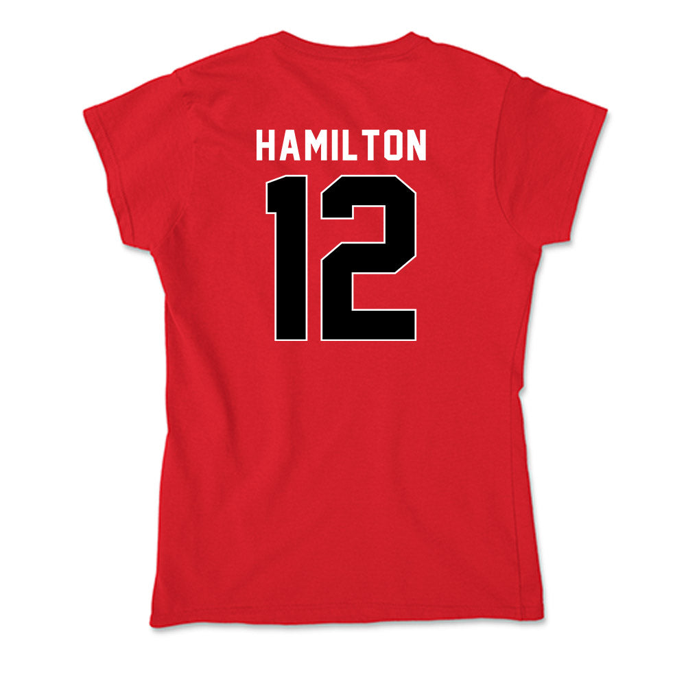 Houston - NCAA Women's Basketball : Kaelyn Hamilton - Soft Style Women’s T-Shirt-1