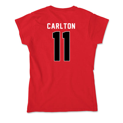 Houston - NCAA Women's Basketball : Justice Carlton - Soft Style Women’s T-Shirt-1