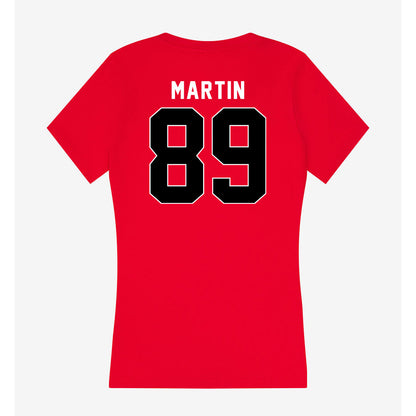 Houston - NCAA Football : Jaivion Martin - Women's V-Neck T-Shirt-1