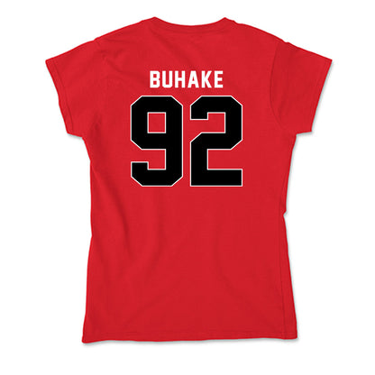 Houston - NCAA Football : Travis Buhake - Soft Style Women’s T-Shirt-1
