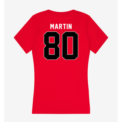 Houston - NCAA Football : Jaquise Martin - Women's V-Neck T-Shirt-1