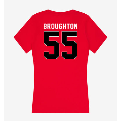 Houston - NCAA Football : Isaiah Broughton - Women's V-Neck T-Shirt-1