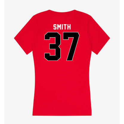 Houston - NCAA Football : Zane Smith - Women's V-Neck T-Shirt-1