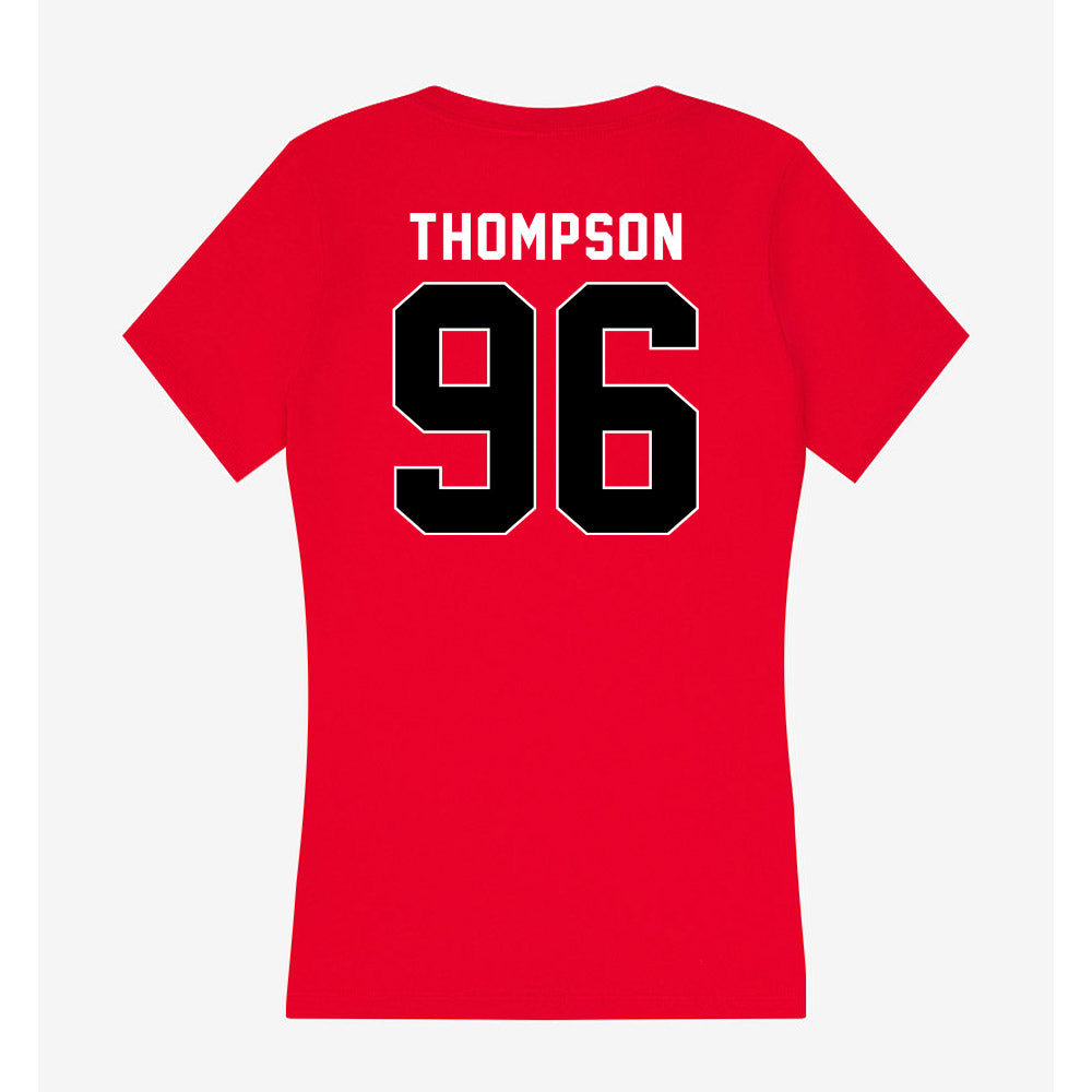 Houston - NCAA Football : Eythan Thompson - Women's V-Neck T-Shirt-1