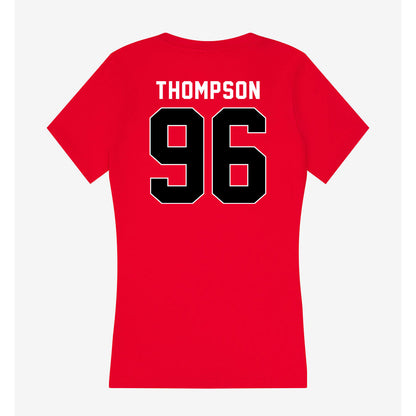 Houston - NCAA Football : Eythan Thompson - Women's V-Neck T-Shirt-1
