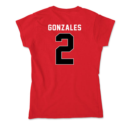Houston - NCAA Women's Soccer : Laney Gonzales - Soft Style Women’s T-Shirt-1