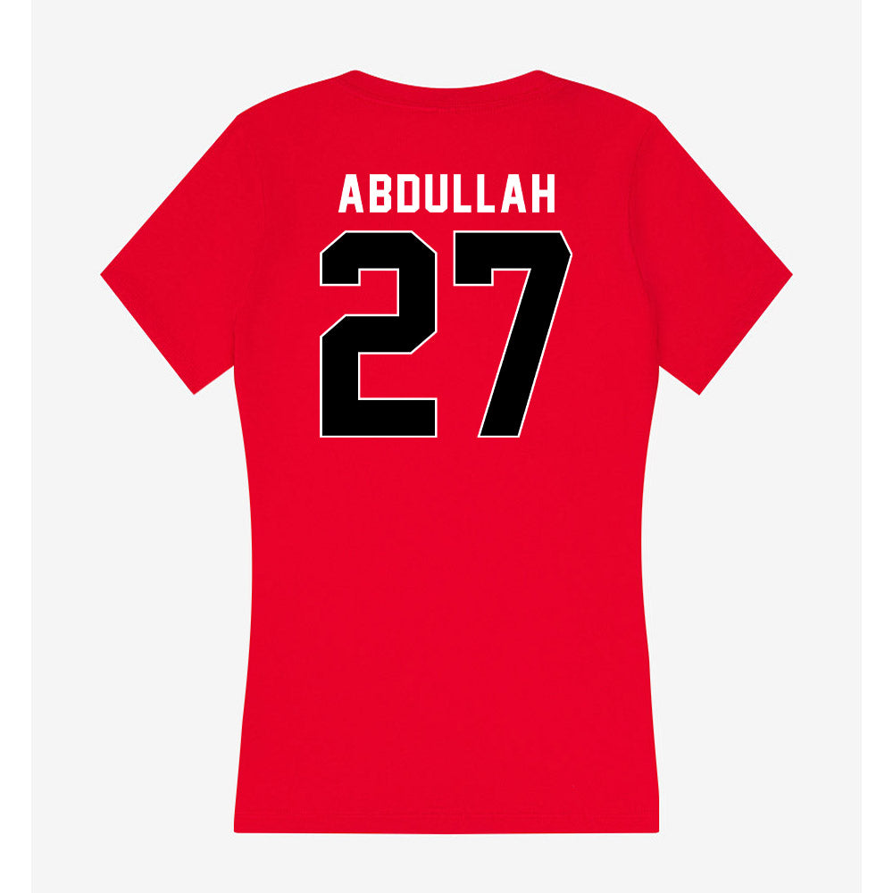 Houston - NCAA Football : Mudassir Abdullah - Women's V-Neck T-Shirt-1